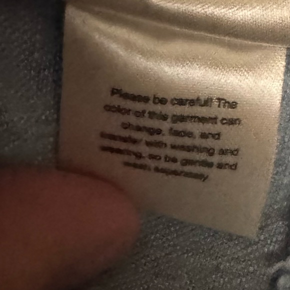 Free People We The Free Jude Denim Pullover Indigo Size Medium - Picture 11 of 11